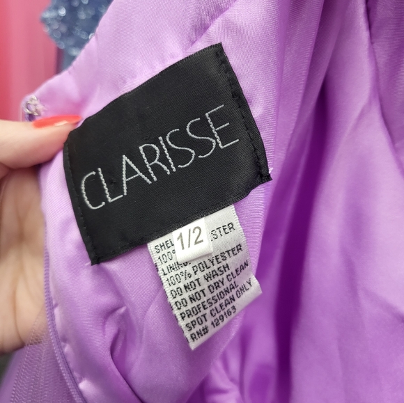 2 Piece Prom Dress by Clarisse - Picture 4 of 5